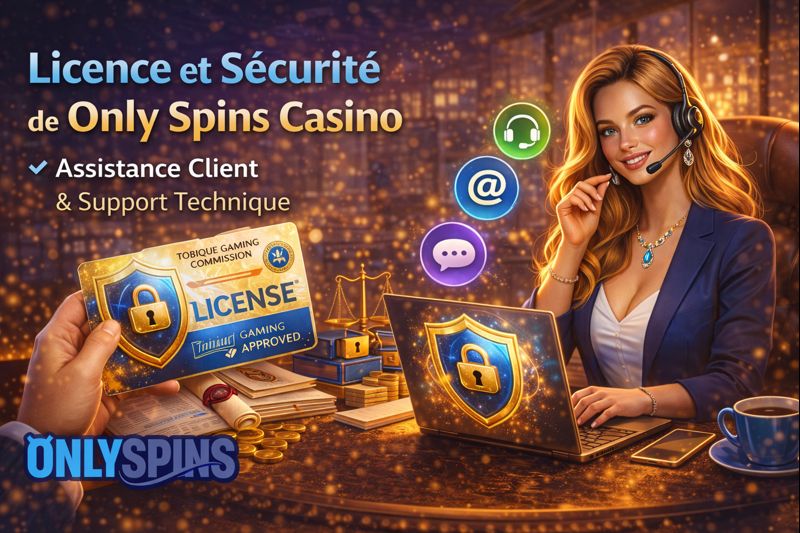 OnlySpins Licence et Sécurité